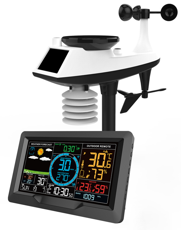 STATION METEO PROFESSIONNELLE COULEUR