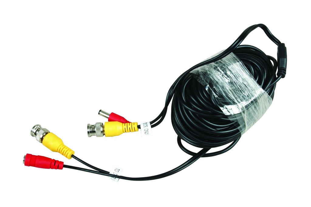 CABLE 50M VIDEO+ALIMENTATION POUR CAMERA