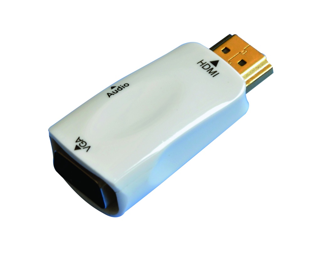 ADAPTATEUR HDMI MALE/VGA FEMELLE + AUDIO