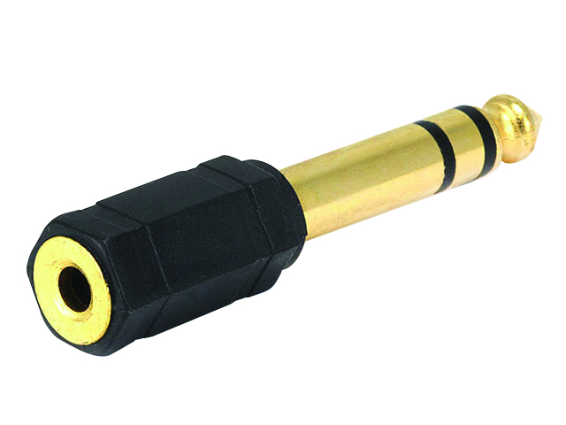 ADAPTATEUR GOLD J 6.35 MSTÉR./FEM 3.5 ST