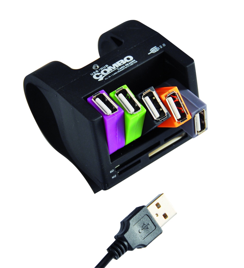 HUB 7 PORTS USB2.0  ALIMENTE