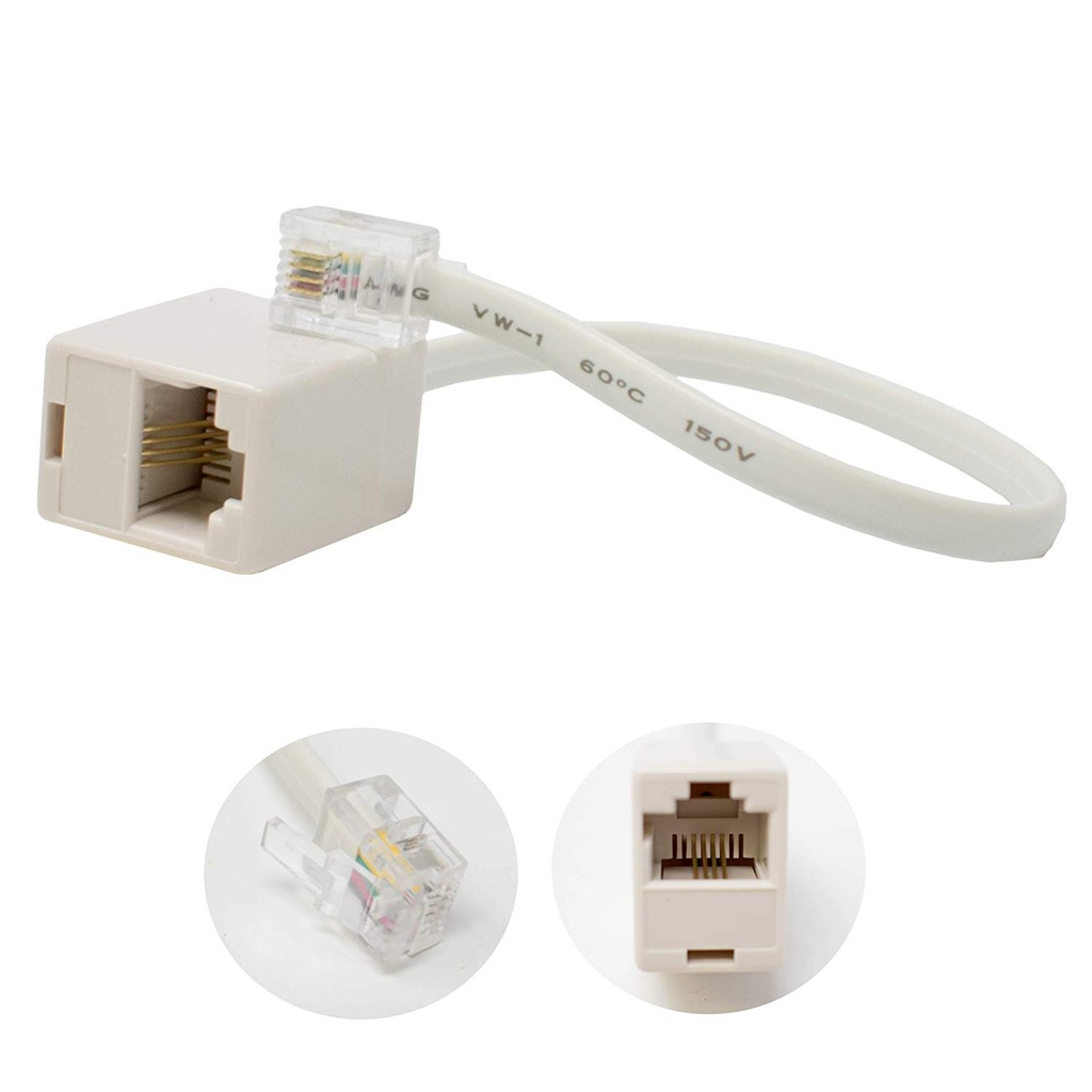 ADAPTATEUR RJ45 F/RJ11 M