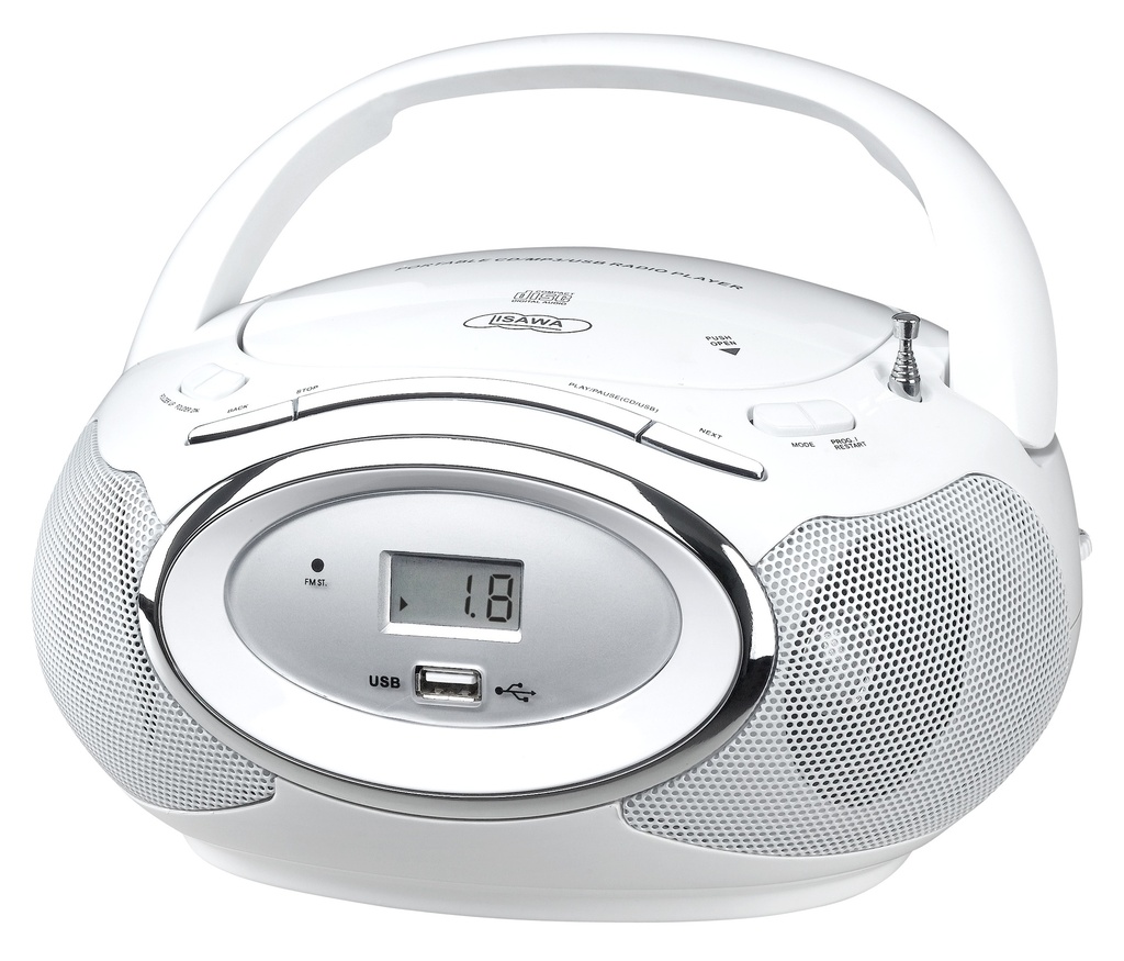 RADIO CD USB BLANC