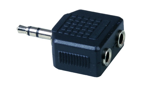 [005100] ADAPTATEUR JACK 3.5 ST MÂLE//2 FEMELLES