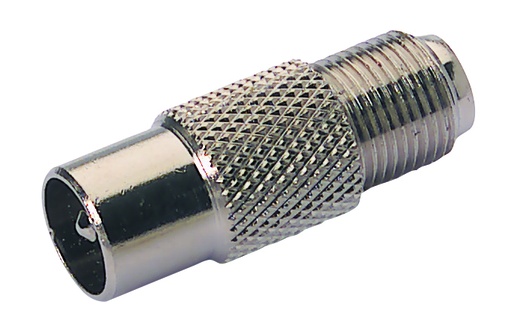 [004139] RACCORD COAXIAL 9,5 MÂLE / FICHE 'F' FEM